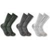 image:imageCarhartt Mens SC8023M Midweight CottonTencel Comfort Crew Sock 3PAssorted 1