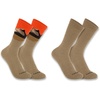 image:imageCarhartt Mens SC9592M Midweight SyntheticWool Blend Mountain Crew Sock 2PackAsst03 Green