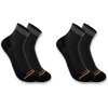 image:imageCarhartt Mens SQ8012M Lightweight Durable Quarter Sock 2PackBlack