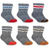 image:imageCarhartt Toddlers Midweight Camp Crew Sock 6 PackAssorted 1