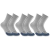 image:imageCarhartt Womens Force Midweight Logo Crew Sock 3 PackAsphalt Heather