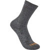 image:imageCarhartt Womens Lightweight Durable Nylon Blend Short Crew SockCarbon Heather