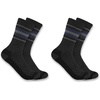 image:imageCarhartt Womens SC8212W Womens Heavyweight SyntheticWool Blend Crew Sock 2PBlack