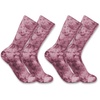 image:imageCarhartt Womens SC9382W Womens Midweight TieDye Crew Sock 2PackRaisin