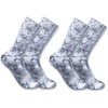 image:imageCarhartt Womens SC9382W Womens Midweight TieDye Crew Sock 2PackSteel