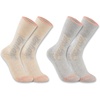 image:imageCarhartt womens Midweight Cotton Tencel Fiber Blend Crew Sock 2 PackAssorted 01