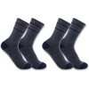 image:imageCarhartt womens Midweight Stripe Crew Sock 2 PackDenim Chambray