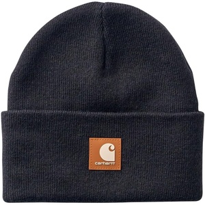 image:imageCarhartt Kids CB9020 Rubber Patch Watch Cap BeanieCaviar Black
