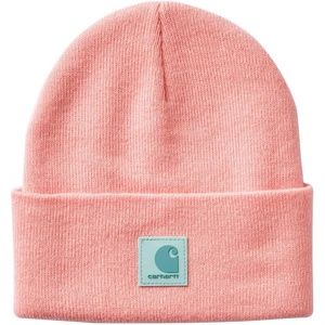 image:imageCarhartt Kids CB9020 Rubber Patch Watch Cap BeanieCoral Cloud