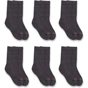 image:imageCarhartt Kids SC0696J Boys Lightweight Crew Sock 6PackBlack