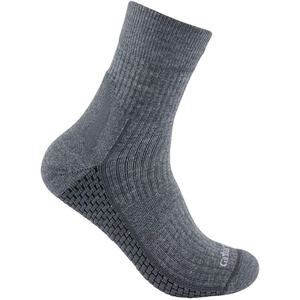 image:imageCarhartt Mens Force Grid Midweight Short Crew SockAsphalt Heather