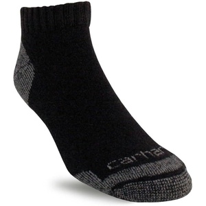 image:imageCarhartt Mens Midweight Cotton Blend Sock 3 Pack CloseoutCarhartt Black