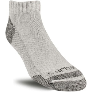 image:imageCarhartt Mens Midweight Cotton Blend Sock 3 Pack CloseoutCarhartt Grey