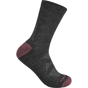 image:imageCarhartt Mens Midweight Merino Wool Blend Short Crew SockCarbon Heather