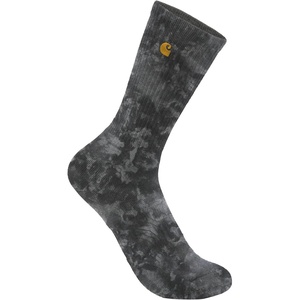 image:imageCarhartt Mens Midweight TieDye Crew Socks 2 PackSteel