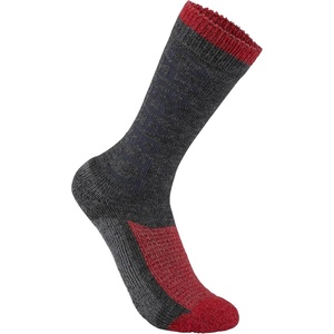 image:imageCarhartt Mens Midweight Waffle Steel Toe Crew SockCarbon Heather