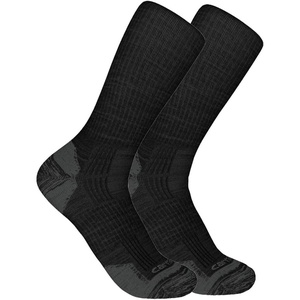 image:imageCarhartt Mens SC9902M Midweight SyntheticMerino Wool Blend Crew Sock 2PackBlack