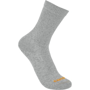 image:imageCarhartt Mens SC9980M Lightweight Durable NylonSynthetic Blend Crew SockHeather Grey