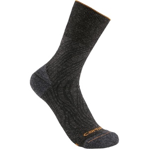 image:imageCarhartt Mens Twin Knit Midweight Topo Crew SockCarbon Heather