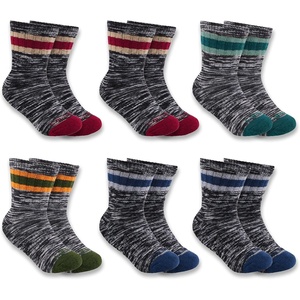 image:imageCarhartt Toddlers Midweight Camp Crew Sock 6 PackAssorted 3