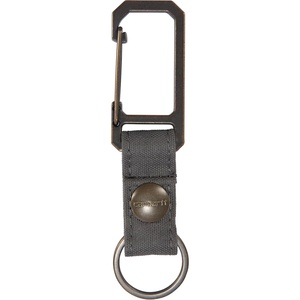 image:imageCarhartt Unisex Adult Durable Metal Key Keeper Belt Loop Key Ring Holder with SelfLocking Metal Gate Clip for CarHome KeysNylon Duck Gravel