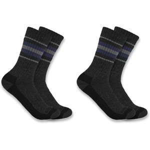 image:imageCarhartt Womens SC8212W Womens Heavyweight SyntheticWool Blend Crew Sock 2PBlack