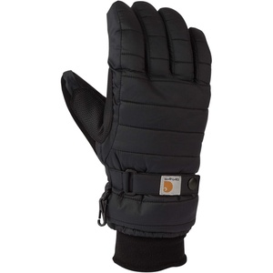 image:imageCarhartt Womens Waterproof Insulated Quilted Knit Cuff GloveBlack