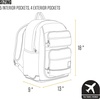 image:imageCarhartt Utility 27L SingleCompartment Backpack Navy27l Classic Backpack Black