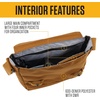 image:imageCarhartt Womens Crossbody Bag Durable Adjustable Shoulder Bag With Flap Over Snap ClosureCarhartt Brown