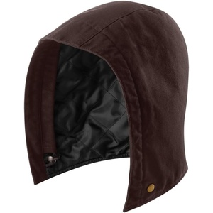 image:imageCarhartt Mens 104244 Washed Duck Quilted Nylon Lined HoodDark Brown