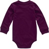 image:imageCarhartt Unisex Baby LongSleeve BodysuitPlum Caspia