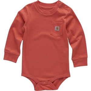 image:imageCarhartt Unisex Baby LongSleeve BodysuitDeep Sea Coral