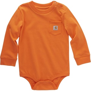 image:imageCarhartt Unisex Baby LongSleeve BodysuitExotic Orange