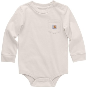 image:imageCarhartt Unisex Baby LongSleeve BodysuitMalt Beige
