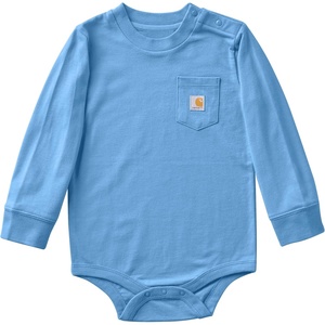 image:imageCarhartt Unisex Baby LongSleeve BodysuitNew Silver Lake Blue